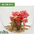 Chinese Art Tea Pink Calendula Made Blooming Flower Green Tea Ball